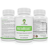 VitaMonk Histamine Blocker for Histamine Intolerance - HistaResist - DAO Enzyme Supplement Optimal Dose of Diamine Oxidase to Help Shield Histamine for Smooth Digestion - 60 Capsules