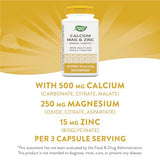 Nature's Way Calcium Magnesium & Zinc 765 mg per Serving 250 Capsules