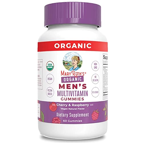 MaryRuth's Mens Vitamin Gummy | USDA | Vegan | Daily Multivitamins for Immune Support | Non-GMO | Gluten Free | 60 Count