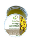 Teliaoils Helichrysum Italicum Multipurpose Salve | Helichrysum Oil | Soothing & Hydrating Relieving Balm | Irritated Skin, Stretch Marks, Varicose Veins & Wrinkles | Adults & Kids | 1.7oz/ 50gr |