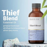 Majestic Pure Thieves Essential Oil Blend | 100% Pure Premium Oil for Uplifting Mood, DIY Products, Cleansing | Cinnamon, Orange, Lemon Essential Oil for Diffusers & Aromatherapy | 1oz