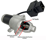 Fullas Electric Starter Motor 14 Teeth JQ170-2 Fits for LCT 291cc and LCT 306cc Snow Blower OHV Gas Engine