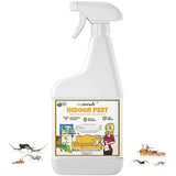 BugPursuit: 24oz Indoor Pest Control, Bug Spray, for Ant, Fly, Flea, Roach, Spider, Moth, Carpet beetle and More, Plant Based Insect Killer for Home & Kitchen Use, Natural Solution, Pets & Family Safe