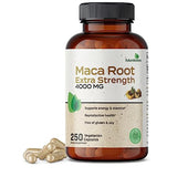 Futurebiotics Maca Root Extra Strength 4000 MG Supports Energy, Stamina & Reproductive Health, Non-GMO, 250 Vegetarian Capsules