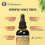 J.Crow's Lugol's Solution of Iodine 2% 2oz (2 Bottles)