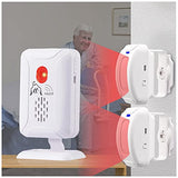 Upgrade Professional Bed Sensor Alarm and Fall Prevention for Elderly/Dementia and More,Caregiver Pager Motion Sensor with 5 Volume Level