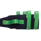 COW&COW Gait Belt with 3 Handles and Metal Loop for Physical Therapy 4 inches (Green, 28"-52")