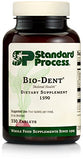 Standard Process Bio-Dent - Whole Food Supplement for Skin, Muscle, and Bone Health - Calcium, Licorice Root, Manganese, Phosphorus, and More - 330 Tablets
