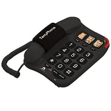 Big Button Phone for Seniors - Corded Landline Telephone - One-Touch Dialling for Visually Impaired - Amplified Ringer with Loud Speaker for Hearing Impaired, Ergonomic Non-Slip Grip