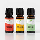 Plant Therapy Wellness Sampler Set - Immune Aid, Germ Fighter & Respir Aid - Pure Essential Oils for Seasonal Threats