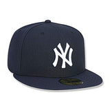 New Era Mens New York Yankees MLB Authentic Collection 59FIFTY Cap, Size 7