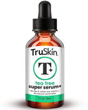 TruSkin Tea Tree Oil for Face - Acne Serum - Unclog Pores, Soothe Breakouts - Blemish Spot Treatment for Smooth, Glowing Skin - Tea Tree Oil for Skin + Salicylic Acid, Niacinamide & Retinol - 1 fl oz