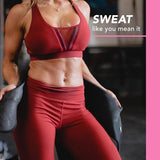 Sweet Sweat 'Pro-Series' Waist Trimmer (Pink) with Adjustable Velcro Straps (Medium-Large)