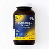 Dutch Harbor Omega 3 Fish Oil Supplement - Wild Alaskan Cod Liver Oil - 120 Softgels, Lemon Flavor - Includes Omega-3 Fatty Acids with DPA, DHA, & EPA