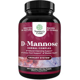D Mannose with Cranberry Extract Capsules - D Mannose Capsules for Kidney Cleanse and Urinary Tract Health for Women - D-Mannose 1000mg Capsules Per Serving with Hibiscus & Dandelion (4 Months)