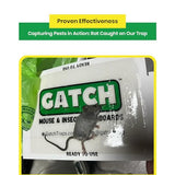 GATCH Mouse & Insect Glue Boards, 72pk Sticky Mouse Traps Indoor for Home, Pre-Baited Glue Traps for Mice Rodent Rat Bugs Cockroach, Non-Toxic Adhesive Roach Traps Indoor, House Pet Safe Pest Control