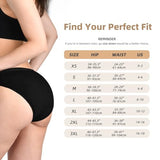 TIICHOO Leakproof Underwear for Women Bamboo Viscose Comfort Hipster Period Panties Heavy Flow 3 Pack (X-Large, 3 Black)