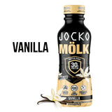 Jocko Mölk Vanilla Protein Shakes – Naturally Flavored Protein Drinks, KETO Friendly, No Added Sugar, 30g Grass Fed Protein - Protein Shakes Ready to Drink, 12 FL Oz, 12pk