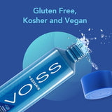 VOSS+ Aquamin - Premium Purified Water Enhanced with Minerals and Electrolytes for Optimal Hydration - Functional Water with Refreshing Taste - Recycled PET Bottles - 850ml (Pack of 12)