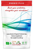 Cutting Edge Cultures Prebio Plus Prebiotic Fiber Powder Best Custom Blend of Organic Prebiotic Fibers Dietary Supplement 8 oz