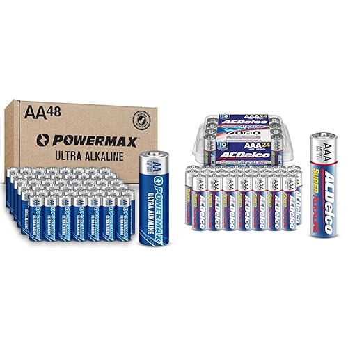 Powermax 48-Count AA Batteries, Ultra Long Lasting Alkaline Battery, 1