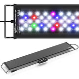 SEAOURA 24/7 Mode LED Aquarium Light for Plants-Full Spectrum Fish Tank Light with Timer, Auto On/Off, 7 Colors, Adjustable Brightness, 3 Modes for 24 Inch to 30 Inch Freshwater Tank, 22 W