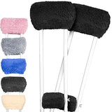 Vive Sheepskin Crutch Pads & Hand Grips for Adults, Kids, Crutches, Armpits - Accessories Knee Scooter Foot Injuries Pillow for 5ft Medical 6 feet Youth Padding Arm Underarm Folding Walking Crutches