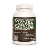 Remedys nutrition® Cascara Sagrada 1,000mg Vegan Capsules Herbal Supplement - Non-GMO, Gluten Free, Dairy Free - Two Month Supply (60 Count)