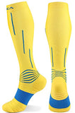 NEENCA Compression Socks for Men & Women, 20-30 mmhg Knee High Compression Socks for All Day Wear, Circulation, Swelling, Athletic - 1 Pair (Yellow)