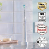 PHILIPS Sonicare 4100 Power Toothbrush, Rechargeable Electric Toothbrush with Pressure Sensor, White HX3681/23
