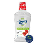 Tom's of Maine Children's Anticavity Fluoride Rinse Mouthwash, Silly Strawberry, 16 Fl Oz (Pack of 6) (Packaging May Vary)