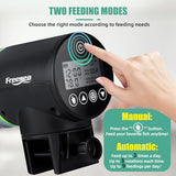 FREESEA Aquarium Automatic Fish Feeder: Programmable Auto Fish Food Dispenser - Smart Fish Tank Vacation Timer Feeder (Battery Operated)