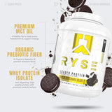 Ryse Loaded Protein Powder | 25g Whey Protein Isolate & Concentrate | with Prebiotic Fiber & MCTs | Low Carbs & Low Sugar | 54 Servings (Chocolate Cookie Blast)