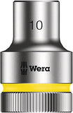 Wera Tools Magnetic Sock Rail C 4 Sock Set 1/2" drv 9 Pieces