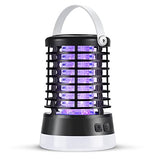 Bug Zapper for Indoor Outdoor,Electric Mosquito Killer Lamp with 3 Light Modes,USB Rechargeable Mosquito Zapper Fly Trap for Home Backyard Patio Camping and Hiking