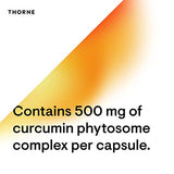 Thorne Curcumin Phytosome 1000 mg (Meriva) - Clinically Studied, High Absorption - Supports Healthy Inflammatory Response in Joints, Muscles, GI Tract, Liver, and Brain - 60 Capsules - 30 Servings