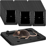 24 Pack Large Baited Glue Traps Sticky Mouse Trap Rat Traps Indoor Rodent Killer Baited Trays Rat Mouse Exterminator Plastic Sticky Non Toxic Mice Trap for Home Indoor Outdoor Mice Rats Snake Rodent