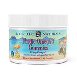 Nordic Naturals Nordic Omega-3 Gummies, Tangerine - 60 Gummies - 82 mg Total Omega-3s with EPA & DHA - Non-GMO - 30 Servings