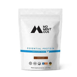 Momentous Essential Plant-Based Pea and Rice Protein Powder, Vegan, Gluten-Free, Non-GMO, NSF Certified, All Day Essential Use Protein Powder for Men and Women (Chocolate, Bag)