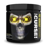 JNX SPORTS The Curse! Pre Workout Powder - Lemon Rush 50 Servings | Preworkout: Boost Strength, Energy + Focus for Men & Women | Caffeine, Beta-Alanine, Creatine & L-Citrulline