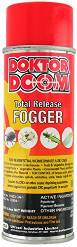 Doktor Doom DDTRF5.5OZ DDTRF5-1/2OZ 5-1/2-Ounce Total Release Fogger, 5.5 oz, red