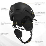 DBIO Snowboard Helmet, Ski Helmet for Adults-with 9 Vents, ABS Shell and EPS Foam, Snow Helmets for Men and Women Youth