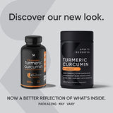 Sports Research Turmeric Curcumin C3 Complex 500 mg, Enhanced with Black Pepper and Organic Coconut Oil for Better Absorption; Non-GMO and Gluten Free - Standardized 95% Curcuminoids (120 Softgels)