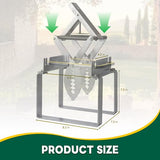 Mole Trap Releaser, Universal Mole Trap Resetter for Lawns, Design for Mole Scissor Trap, Galvanized Steel Mole Trap Tool(Reusable)