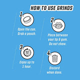 Grinds Coffee Pouches | 3 Cans of Spearmint | 18 Pouches Per Can | 1 Pouch eq. 1/4 Cup of Coffee (Spearmint)