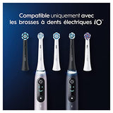 Oral-B iO Ultimate Clean Electric Toothbrush Head, Twisted & Angled Bristles for Deeper Plaque Removal, Pack of 4, Suitable for Mailbox, Black