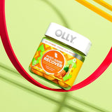 OLLY Post-Game Recover Workout Gummy Rings, Vitamin D, Turmeric, Electrolytes, Pineapple Punch Flavor - 25 Count