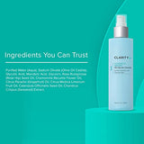 ClarityRx Cleanse As Needed 10% Glycolic Acid Exfoliating Face Wash, Natural Plant-Based Brightening Facial Cleanser for Smooth, Glowing Skin (4 fl oz)