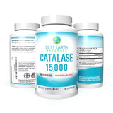 Best Earth Naturals Catalase Supplement 15,000 - Hair Supplements for Strong Hair - 60 Capsules (60-Day Supply)