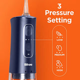 Bitvae Water Dental flosser for Teeth, Cordless Cleaner Picks, IPX7 Waterproof, 3 Modes 6 Jet Tips, USB Rechargeable Water Dental Picks for Cleaning